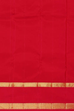 Image of Kanchipattu Orange Brocade Saree