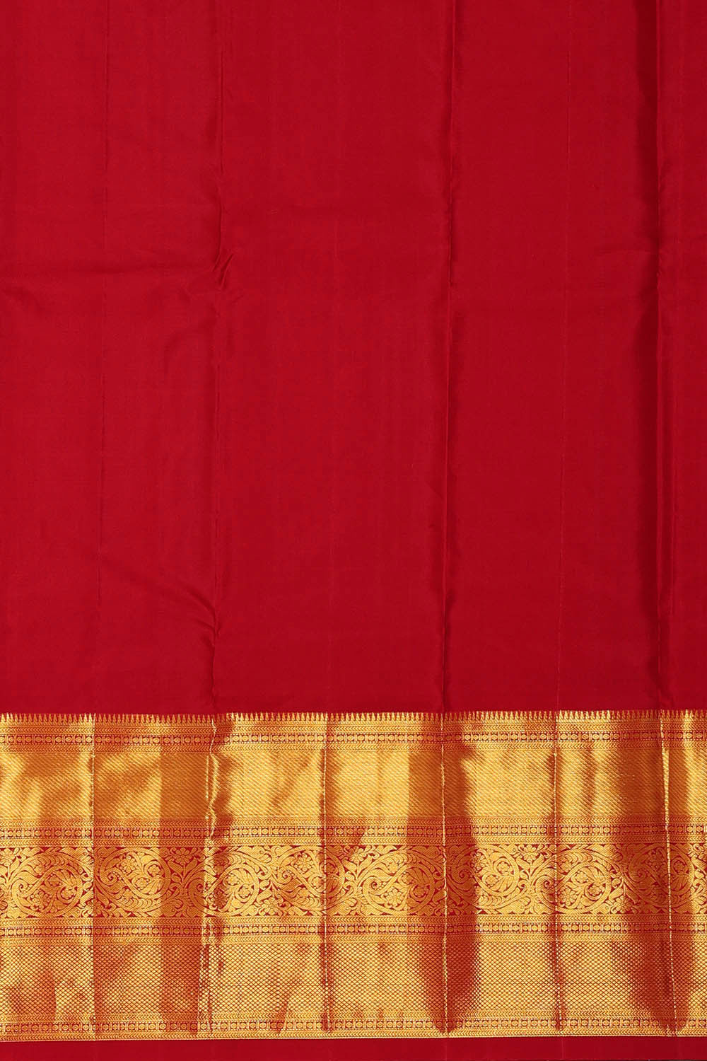 Image of Kanchipattu Red Brocade Saree