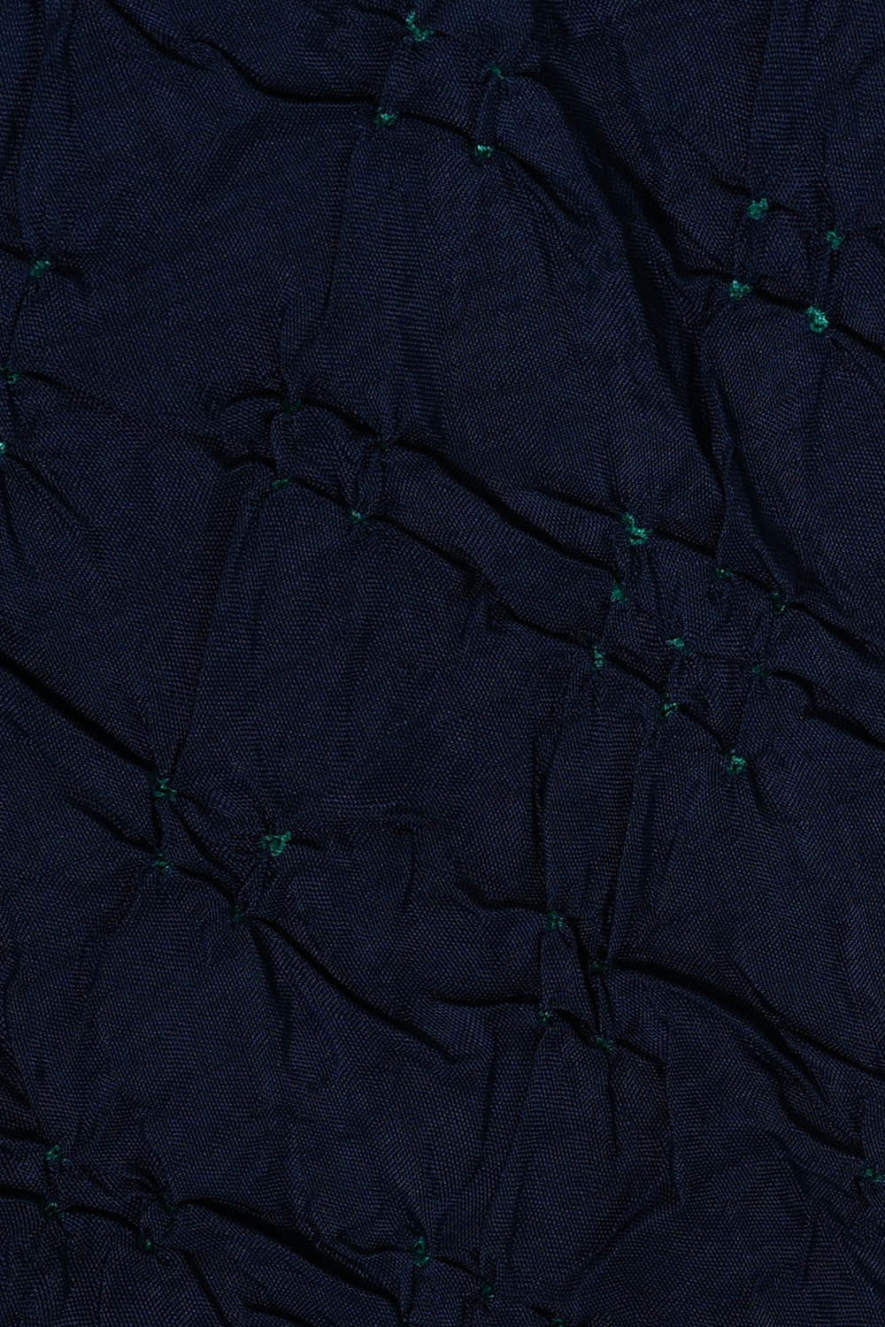 Image of Kanchipattu Bandhani Navy Blue Saree