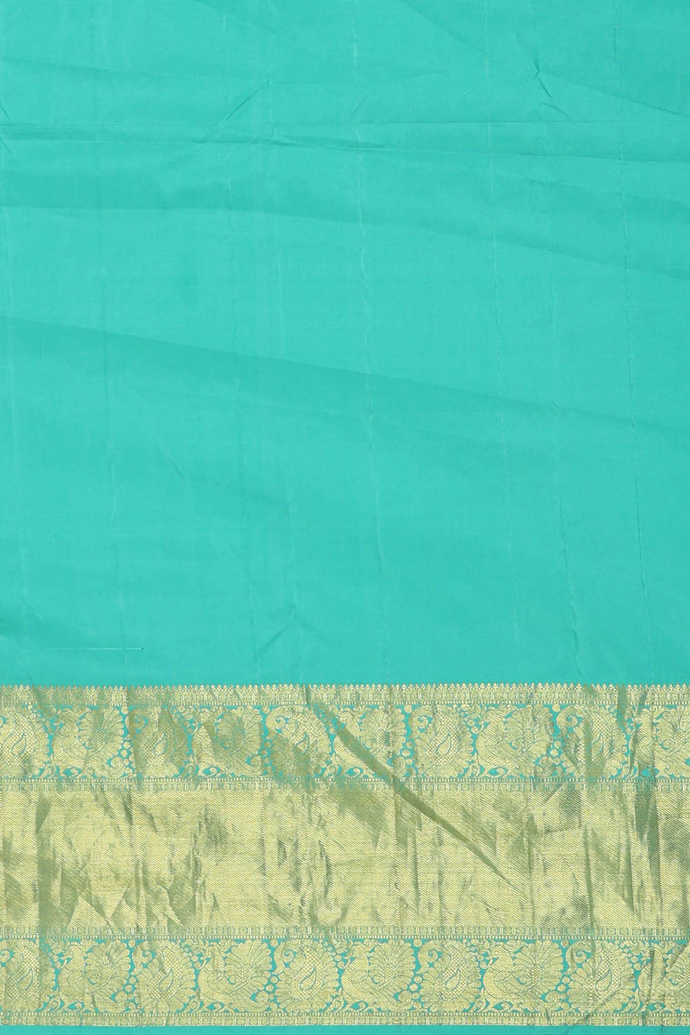 Image of Kanchipattu Bandhani Navy Blue Saree