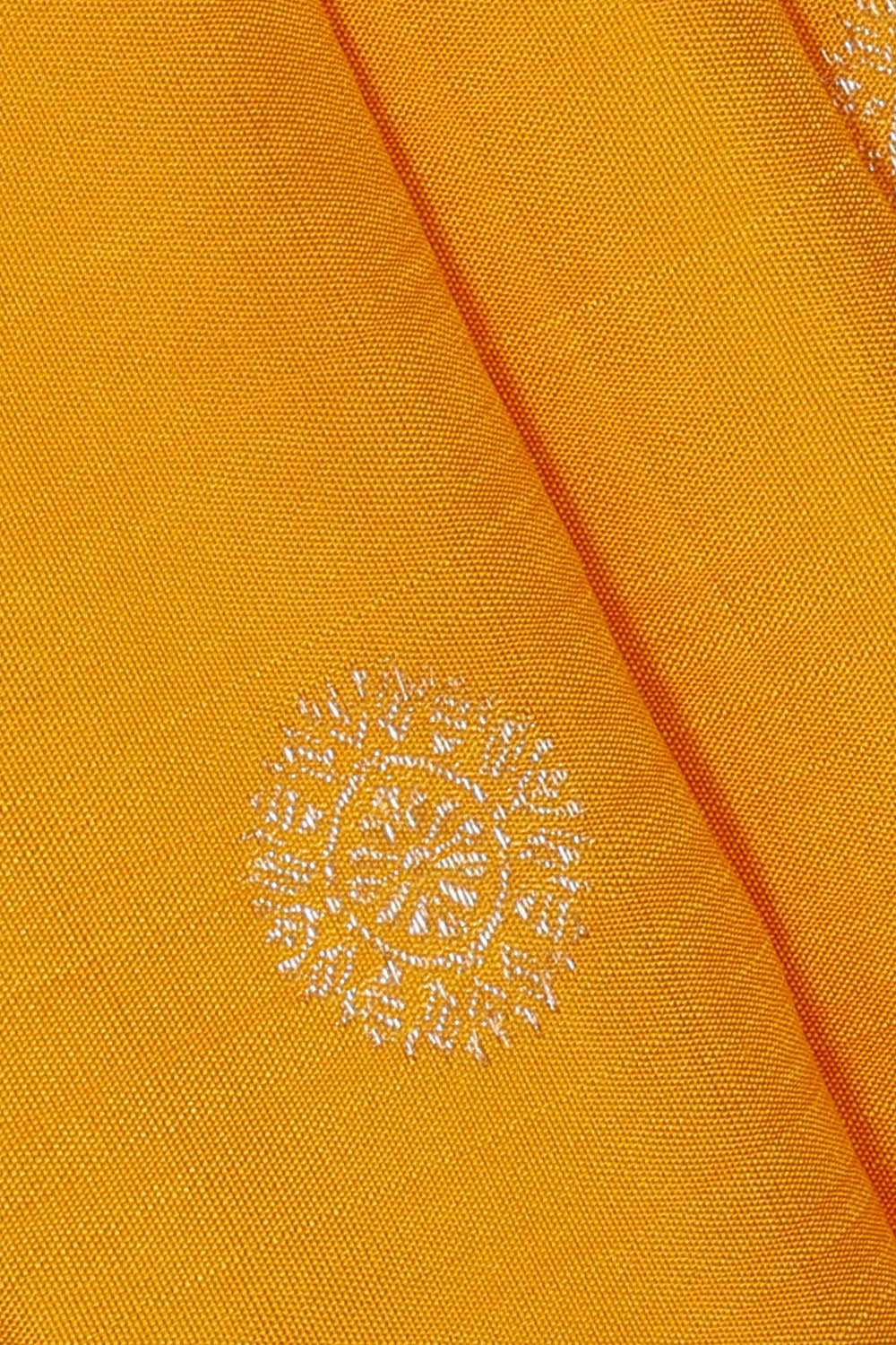 Kanchipattu Haldi Yellow Brocade Saree