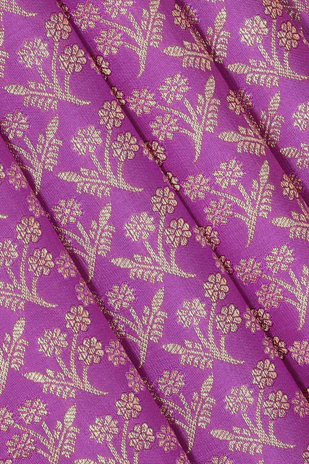 Kanchipattu Lavender Pink Brocade Saree