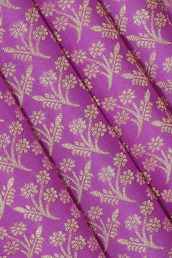 Image of Kanchipattu Lavender Pink Brocade Saree