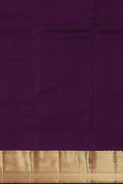 Image of Kanchipattu Violet Brocade Saree