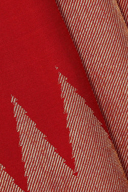 Image of Kanchipattu Red Brocade Saree