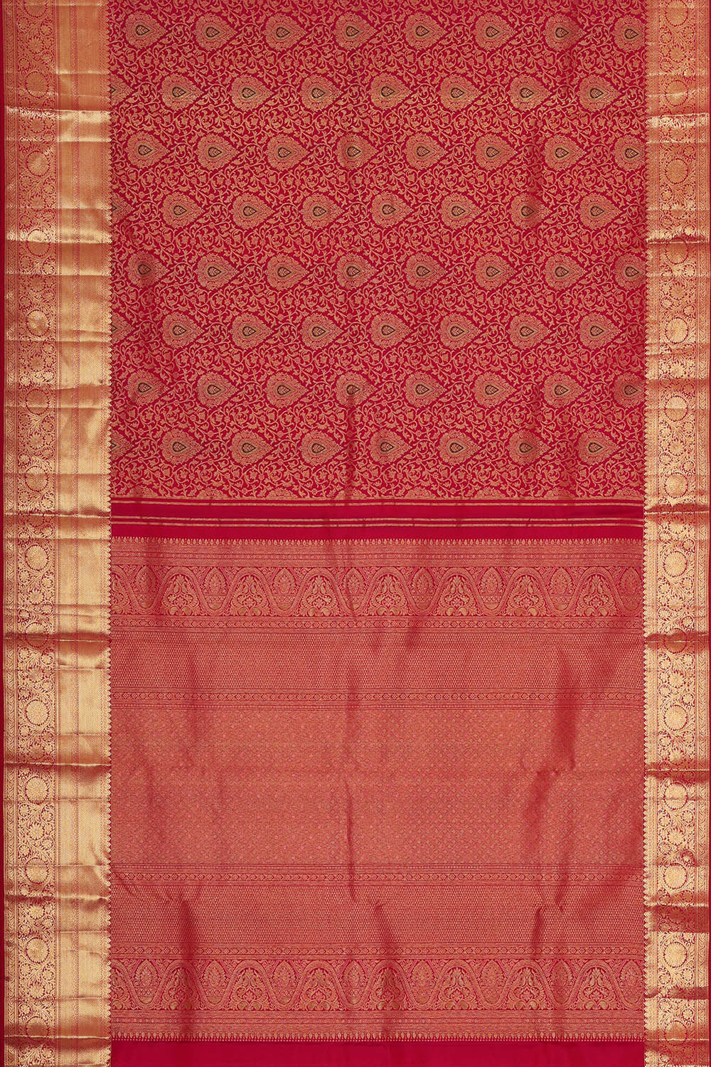 Image of Kanchipattu Rani Pink Brocade Saree
