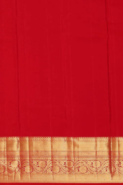 Image of Kanchipattu Red Brocade Saree