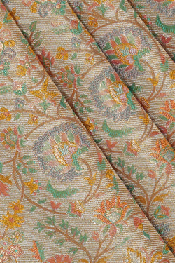 Image of Kanchipattu Gold Tissue Brocade Saree