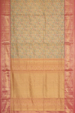 Image of Kanchipattu Gold Tissue Brocade Saree