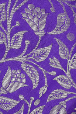 Image of Kanchipattu Lavender Brocade Saree