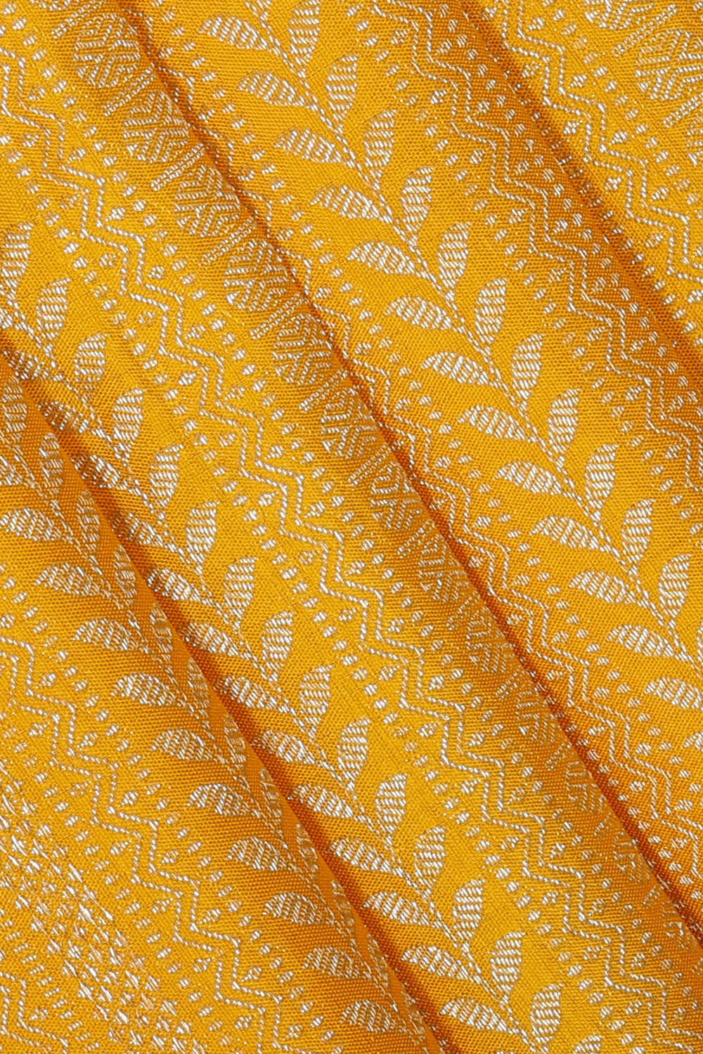 Kanchipattu Yellow Brocade Saree