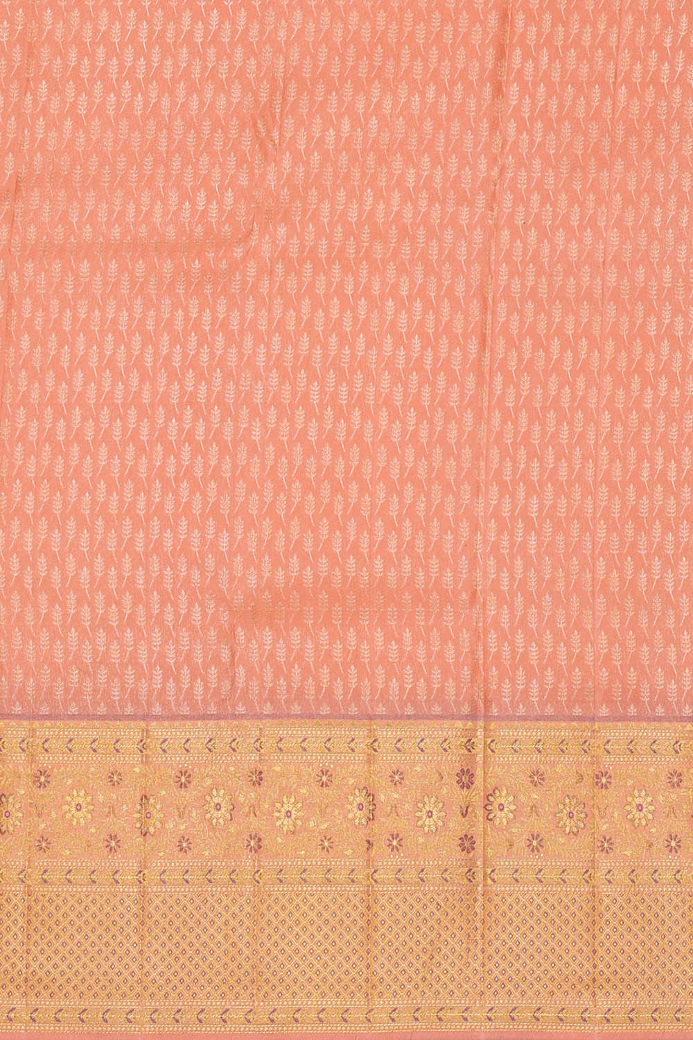 Image of Kanchipattu Lavender Brocade Saree