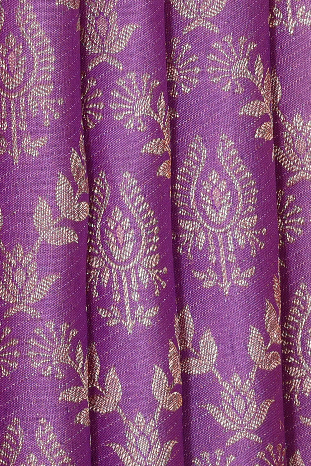 Image of Kanchipattu Lavender Brocade Saree