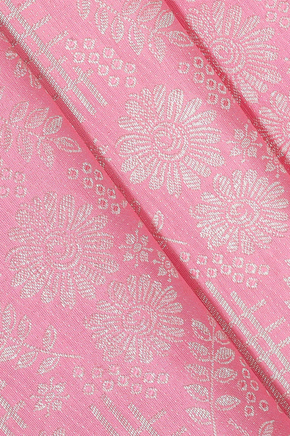 Kanchipattu Soft Pink Brocade Saree