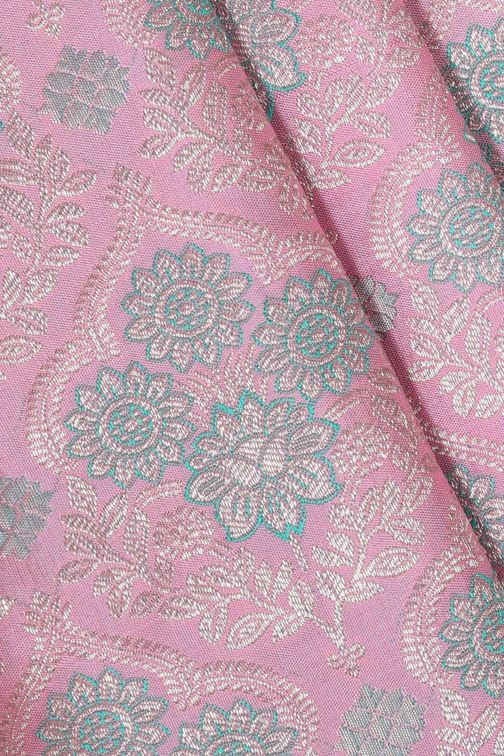 Kanchipattu Soft Pink Brocade Saree