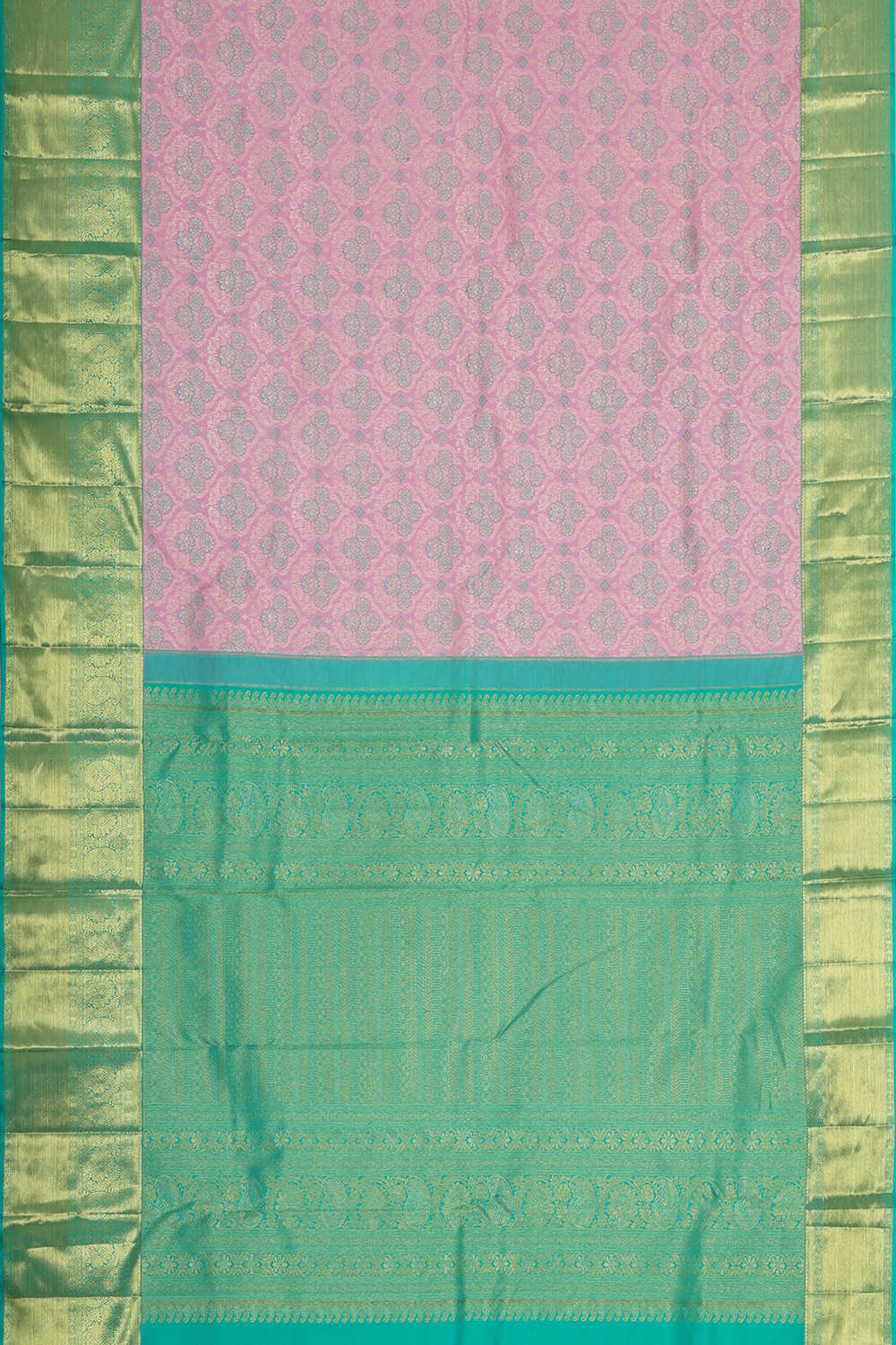 Kanchipattu Soft Pink Brocade Saree