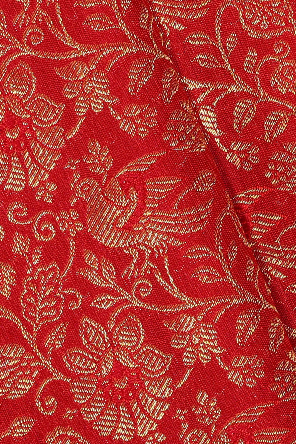 Kanchipattu Red Brocade Saree