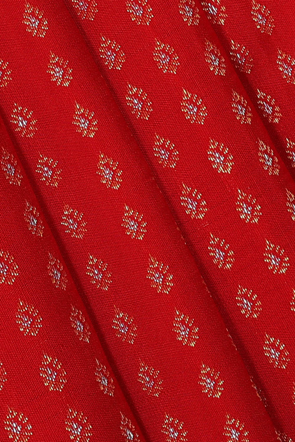 Kanchipattu Red Brocade Saree