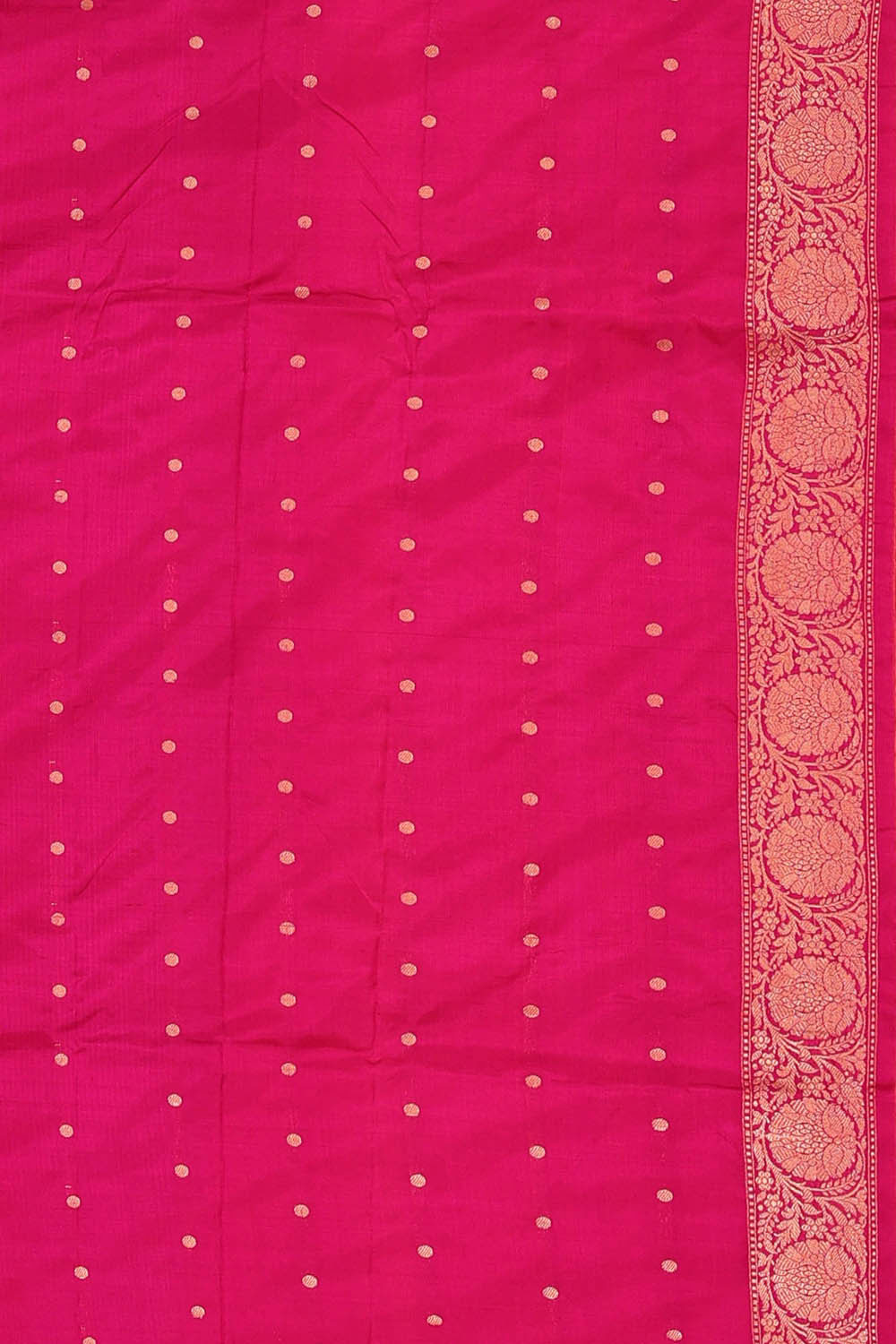 Image of Banarasi Khatan Peach Saree