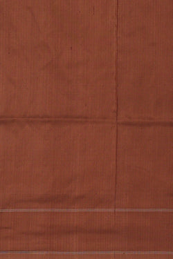 Image of Ikat Silk Brown Saree