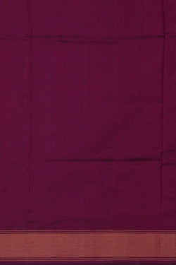 Image of Ikat Silk Purple Saree