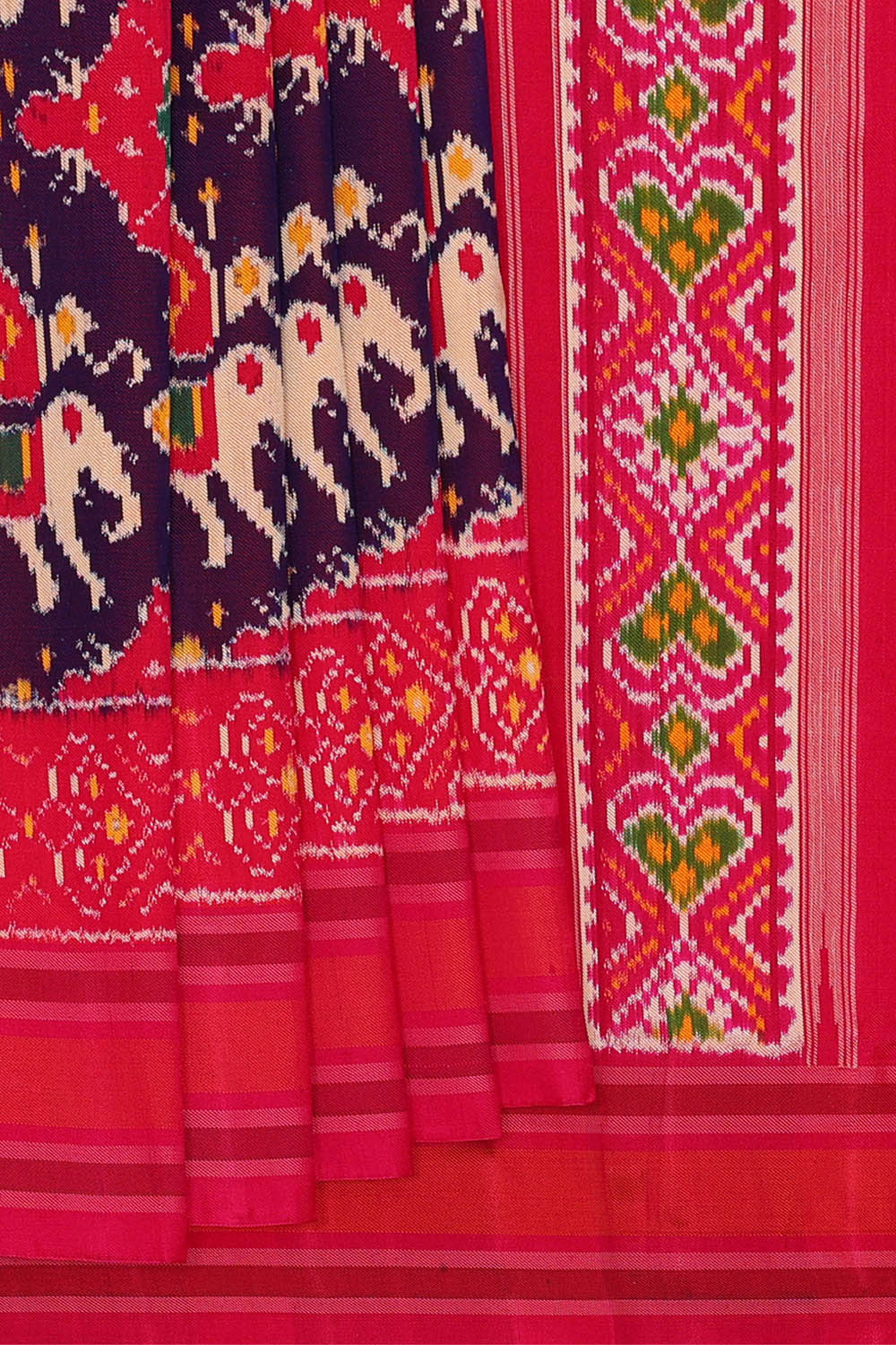 Image of Twill Patola Violet Saree