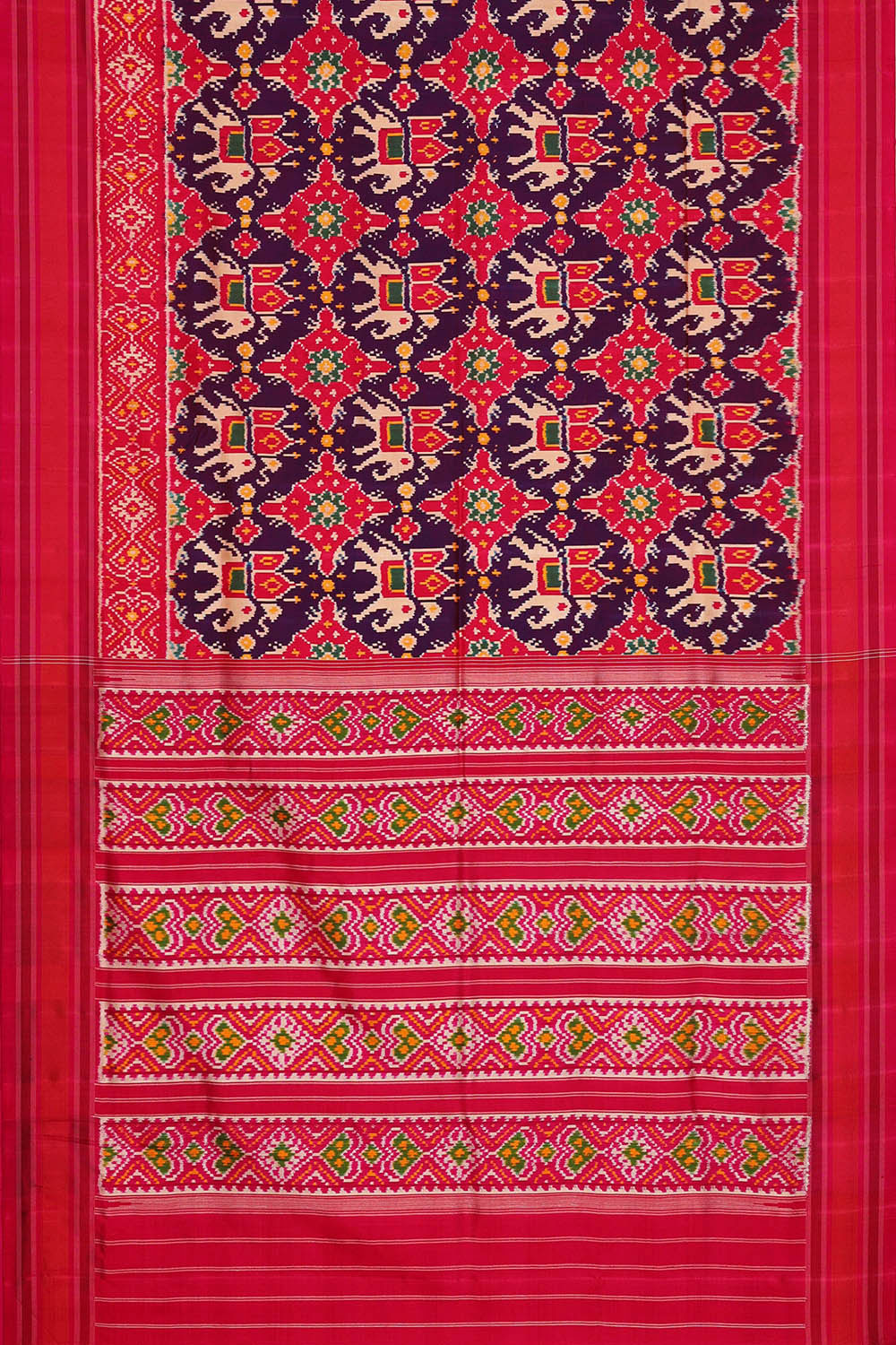 Image of Twill Patola Violet Saree