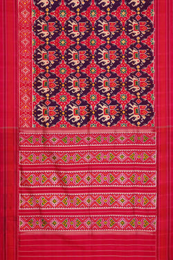 Image of Twill Patola Violet Saree