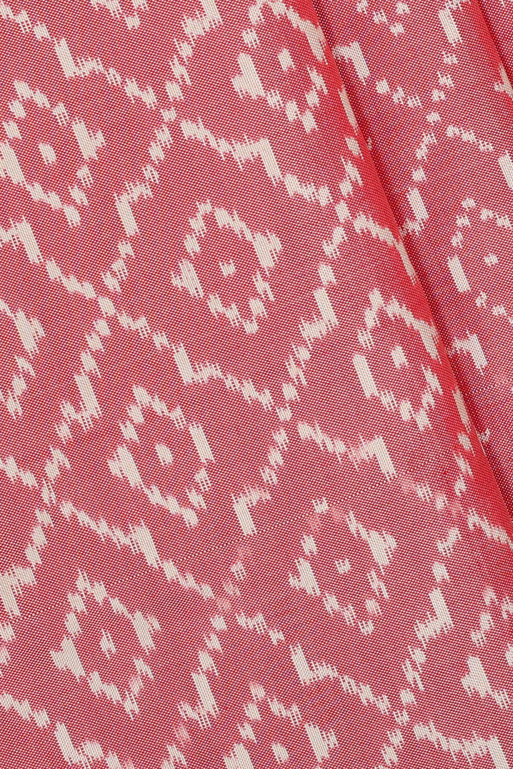 Image of Ikat Silk Light Onion Pink Saree
