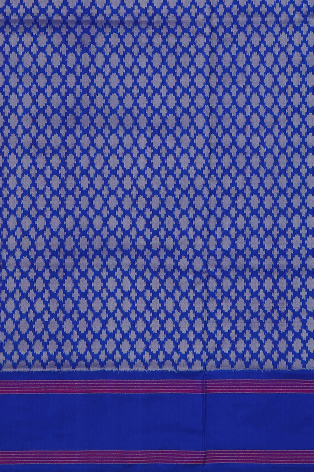 Image of Ikat Silk Light Sea Green Saree