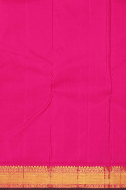 Image of Gadwal Silk Cream Saree