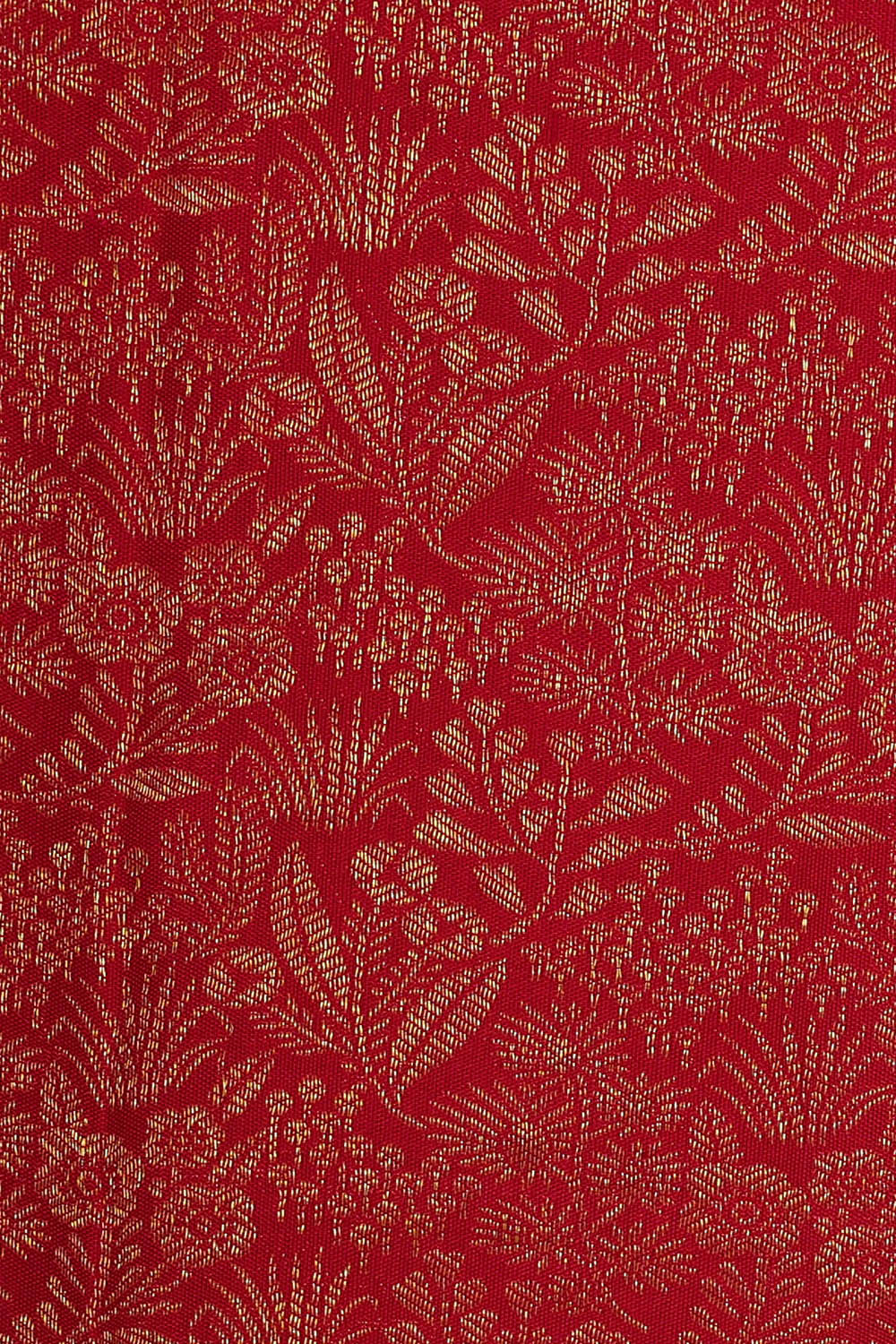 Kanchipattu Red Brocade Saree