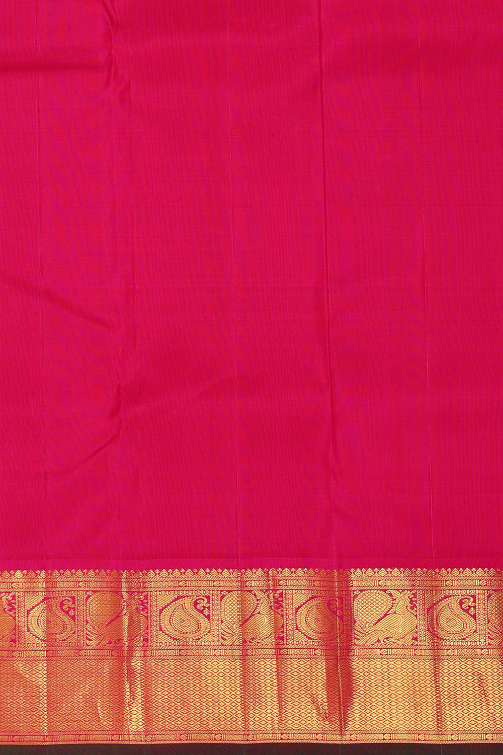 Image of Arani Silk Mustard Yellow Saree