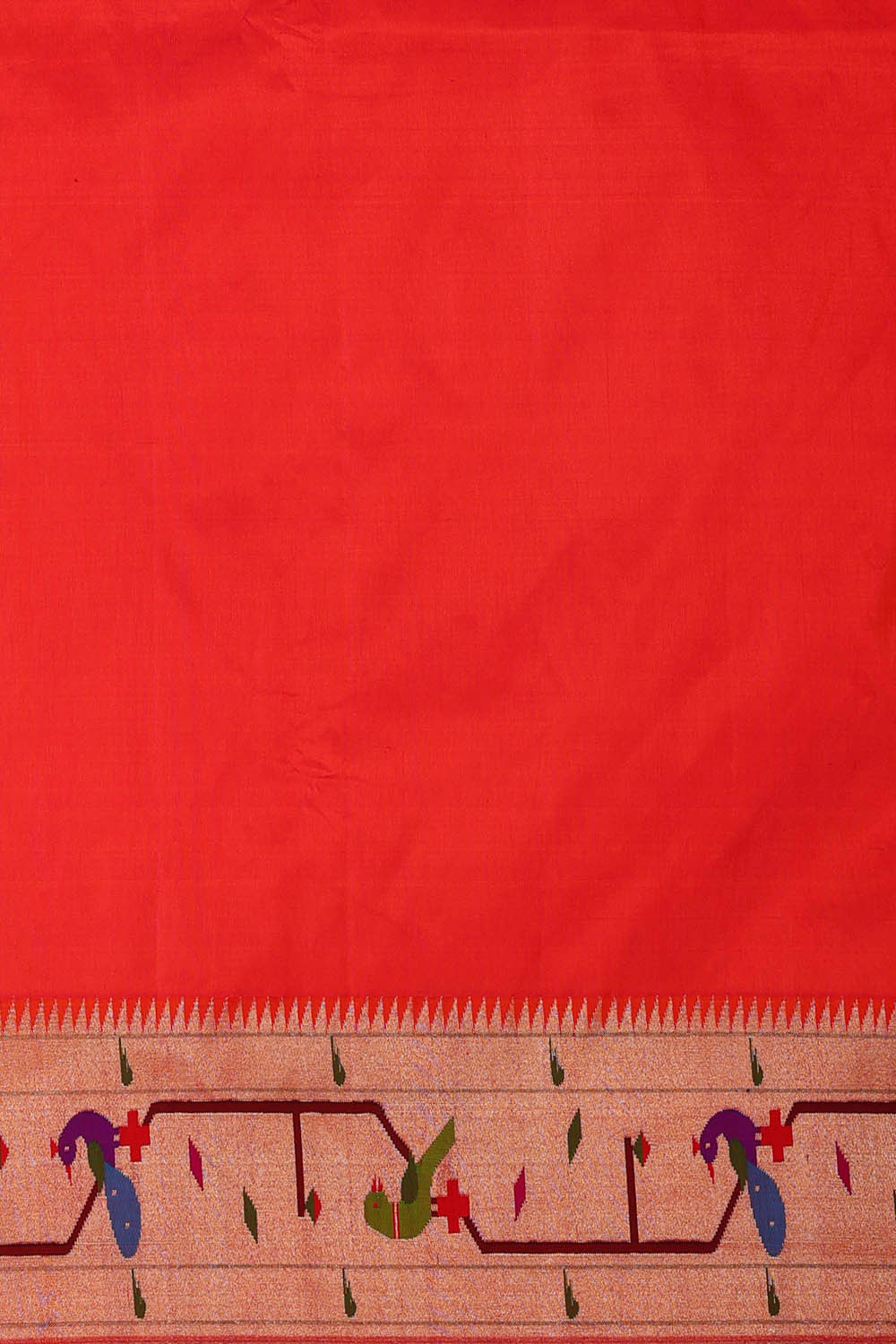 Paithani Silk Light Red Saree