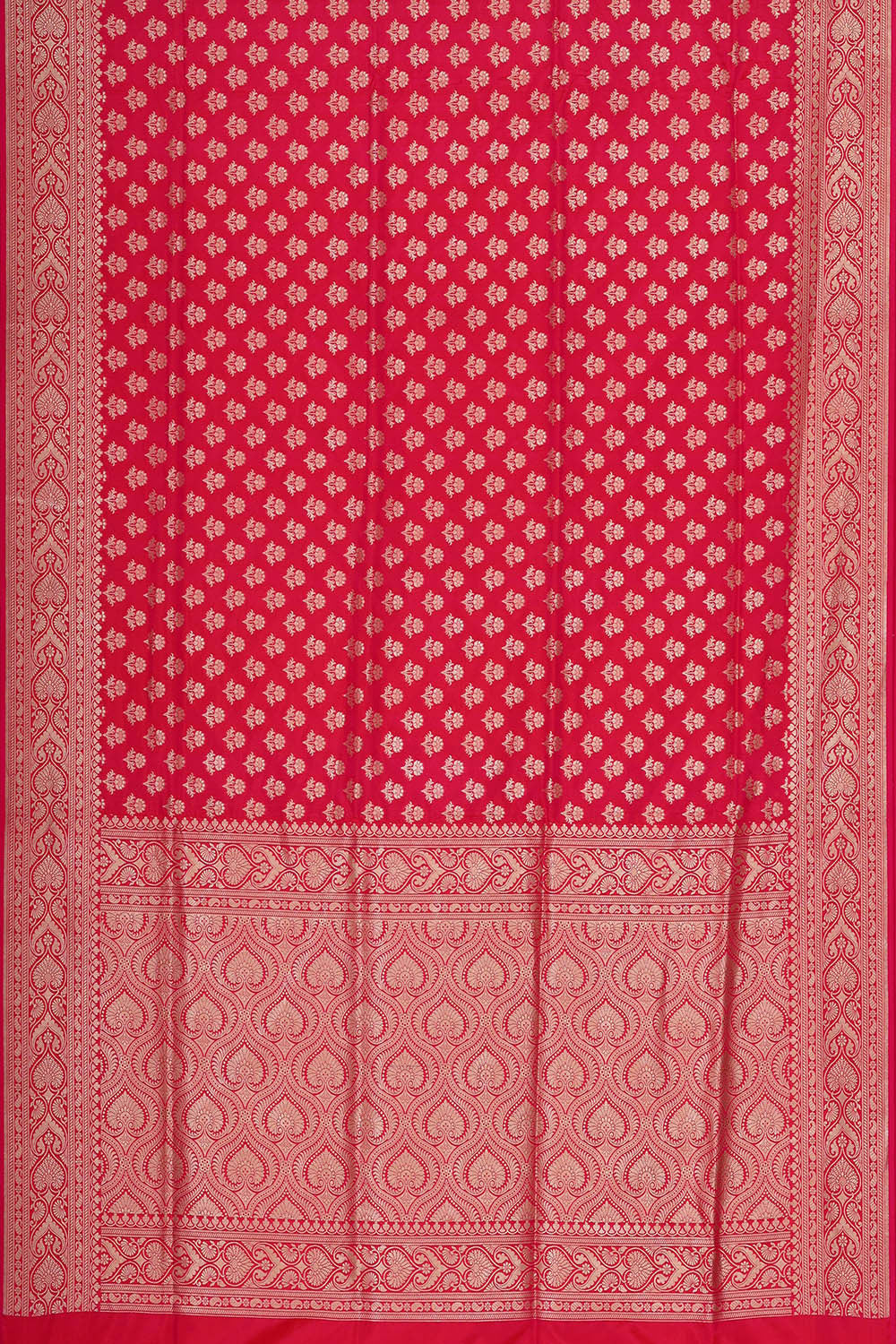 Image of Banarasi Silk Rani Pink Saree