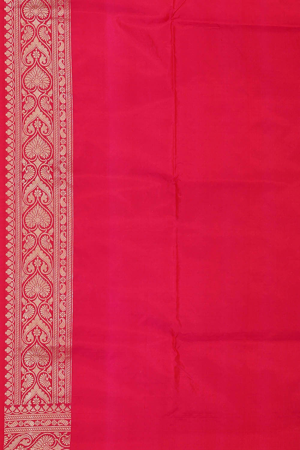 Image of Banarasi Silk Rani Pink Saree