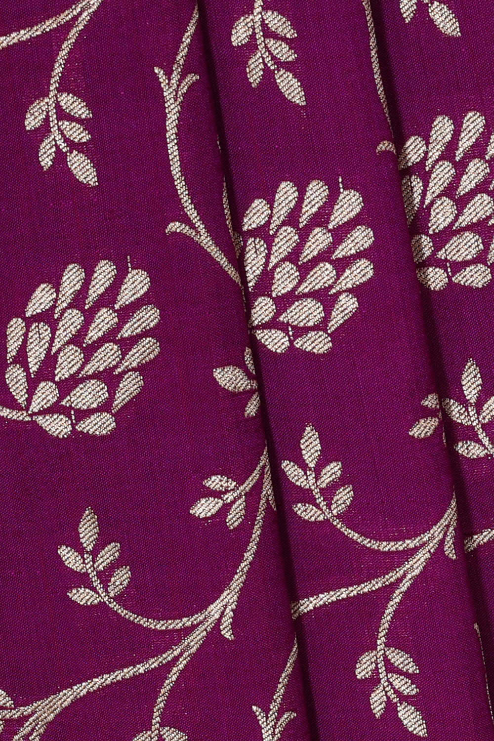 Banarasi Silk Dark Magenta Saree