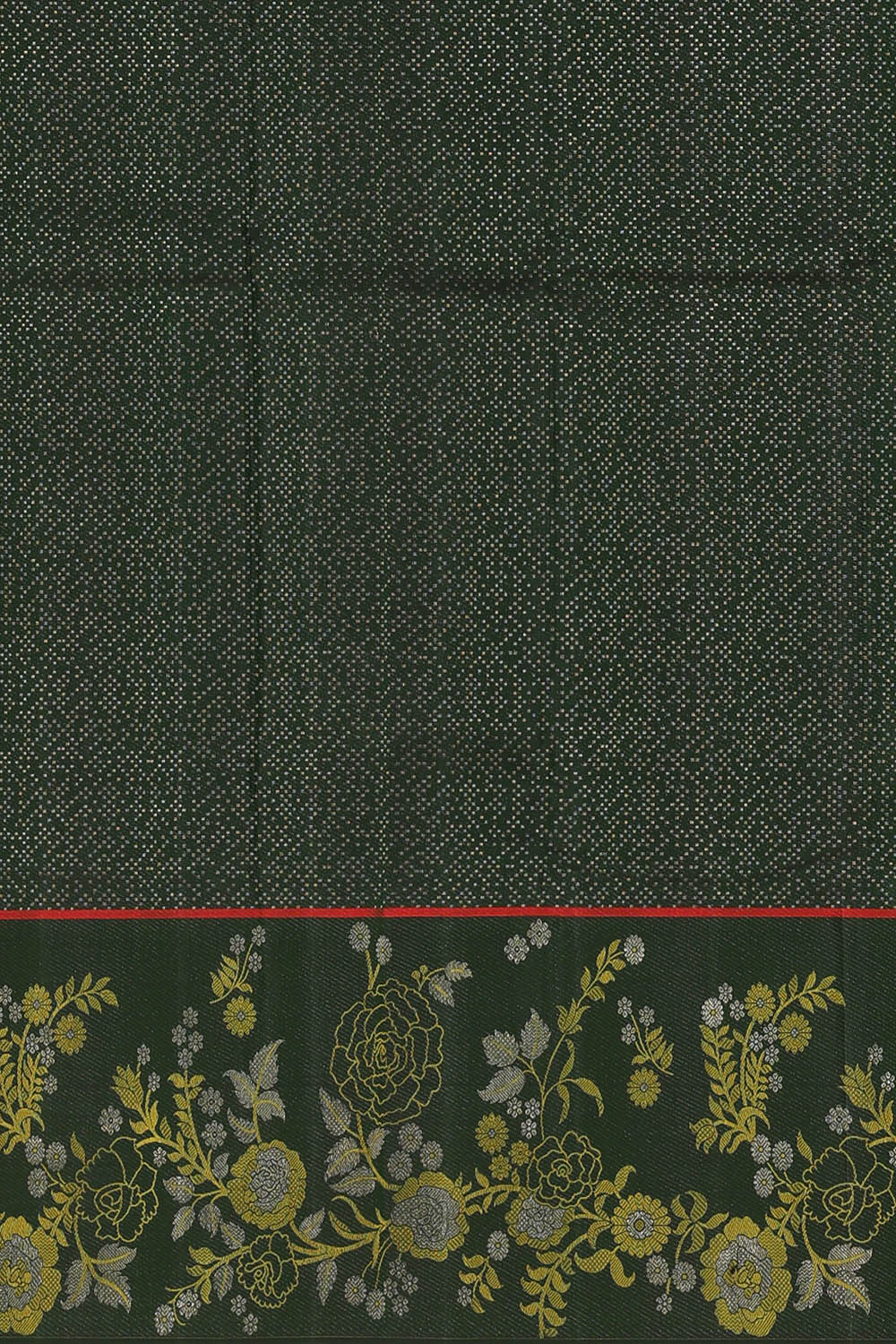 Image of Yellow Arani Brocade Silk Saree