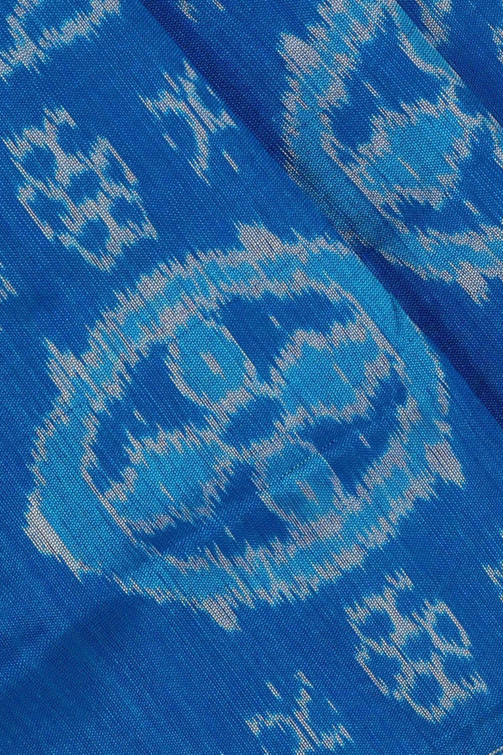 Sambalpuri Silk Ocean Blue Saree