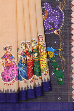 Image of Ponduru Cream Saree