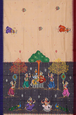 Image of Ponduru Cream Saree