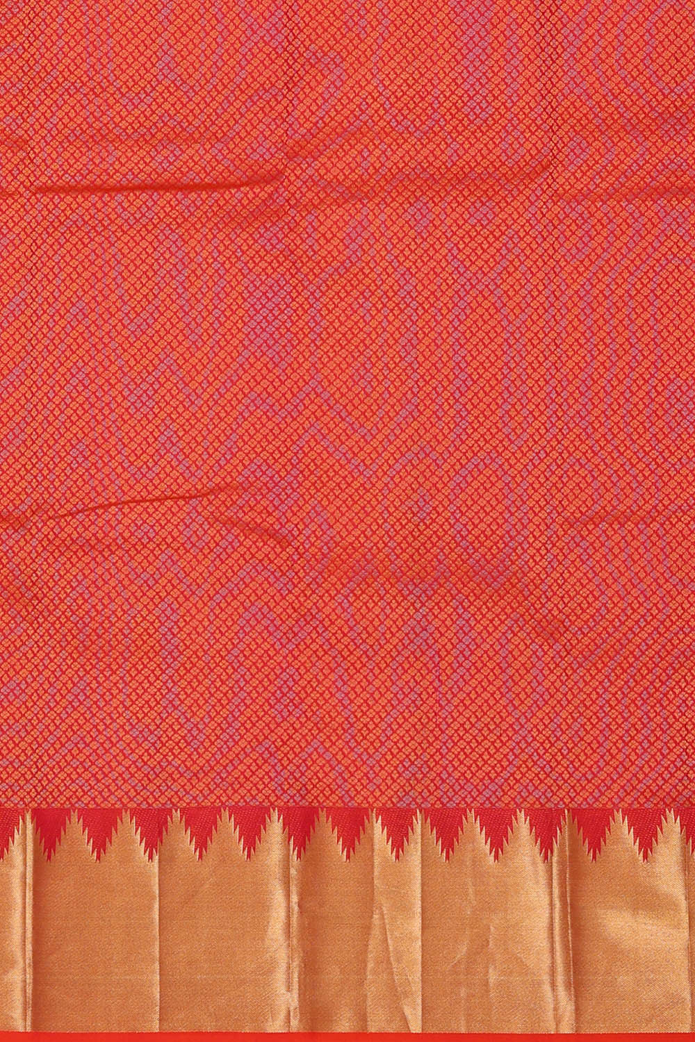 Kanchipattu Red Brocade Saree