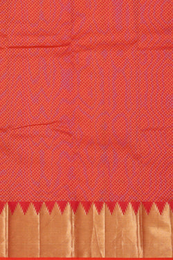 Image of Kanchipattu Red Brocade Saree