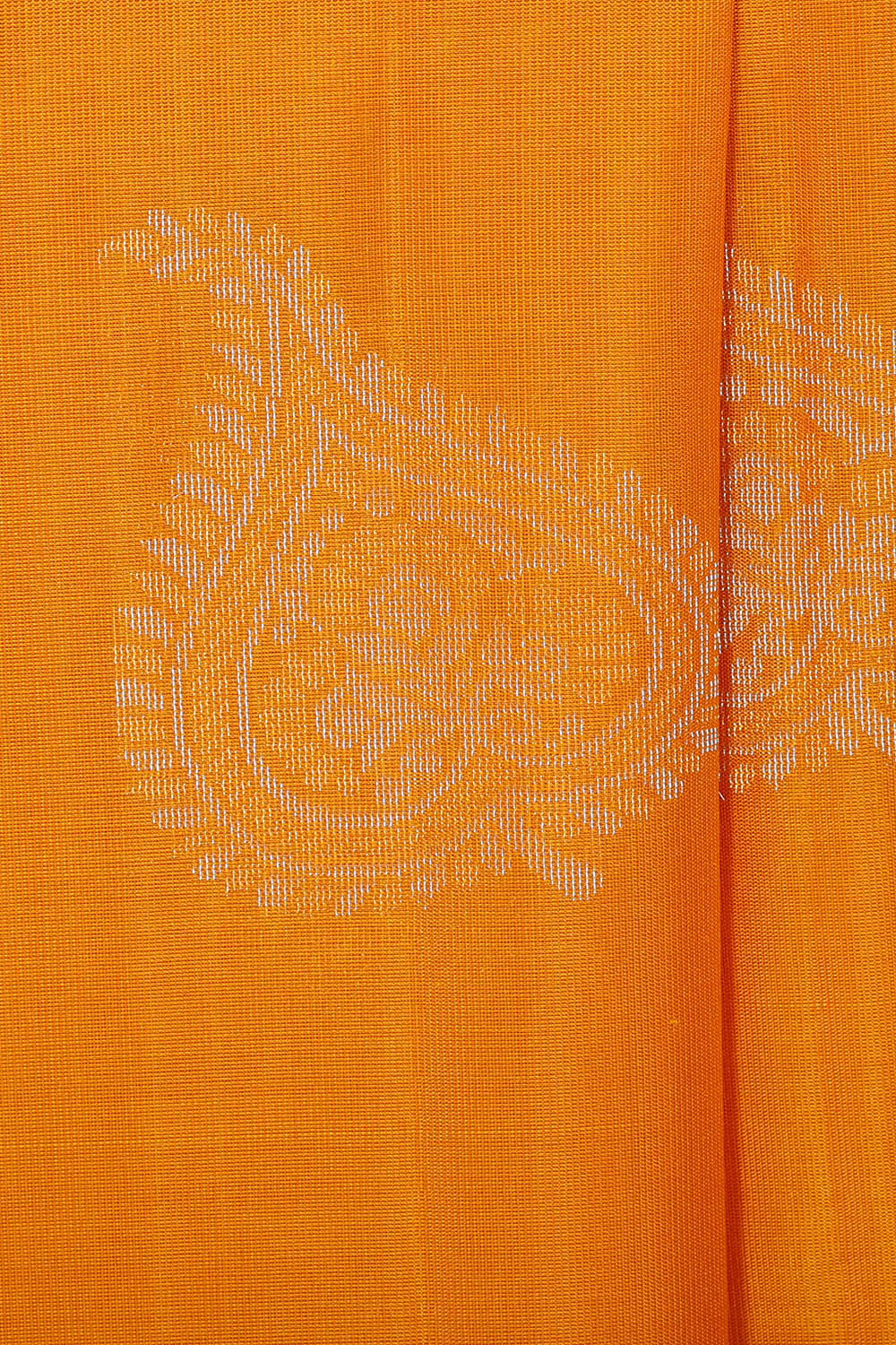 Mustard Yellow Silk Saree