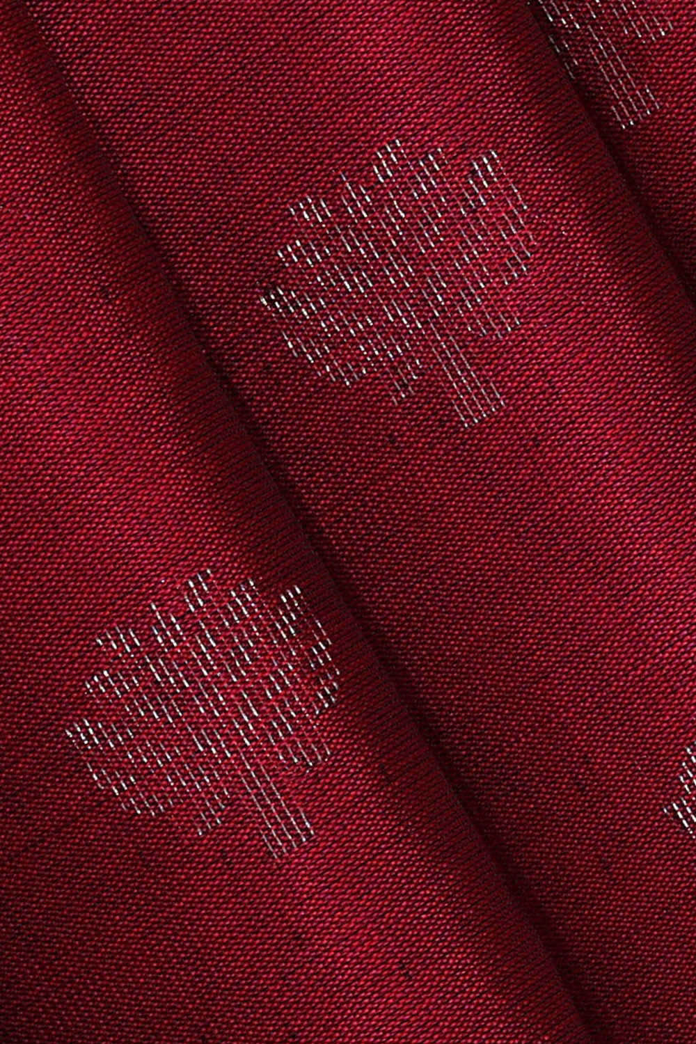 Maroon Silk Saree