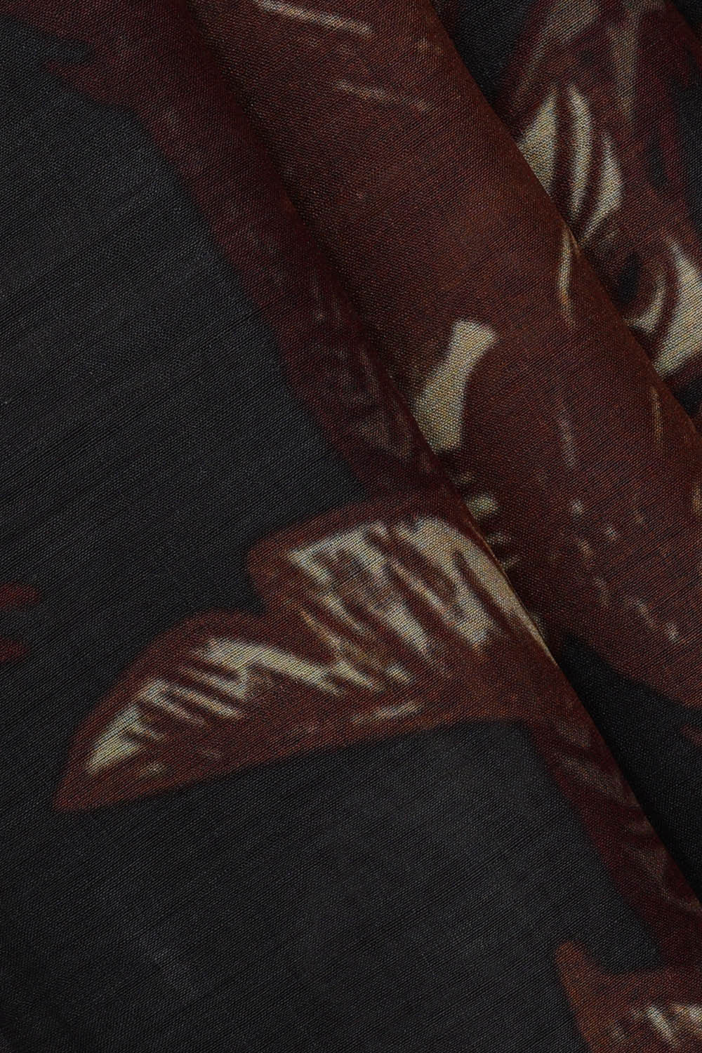 Image of Mangalgiri Silk Dark Grey Saree