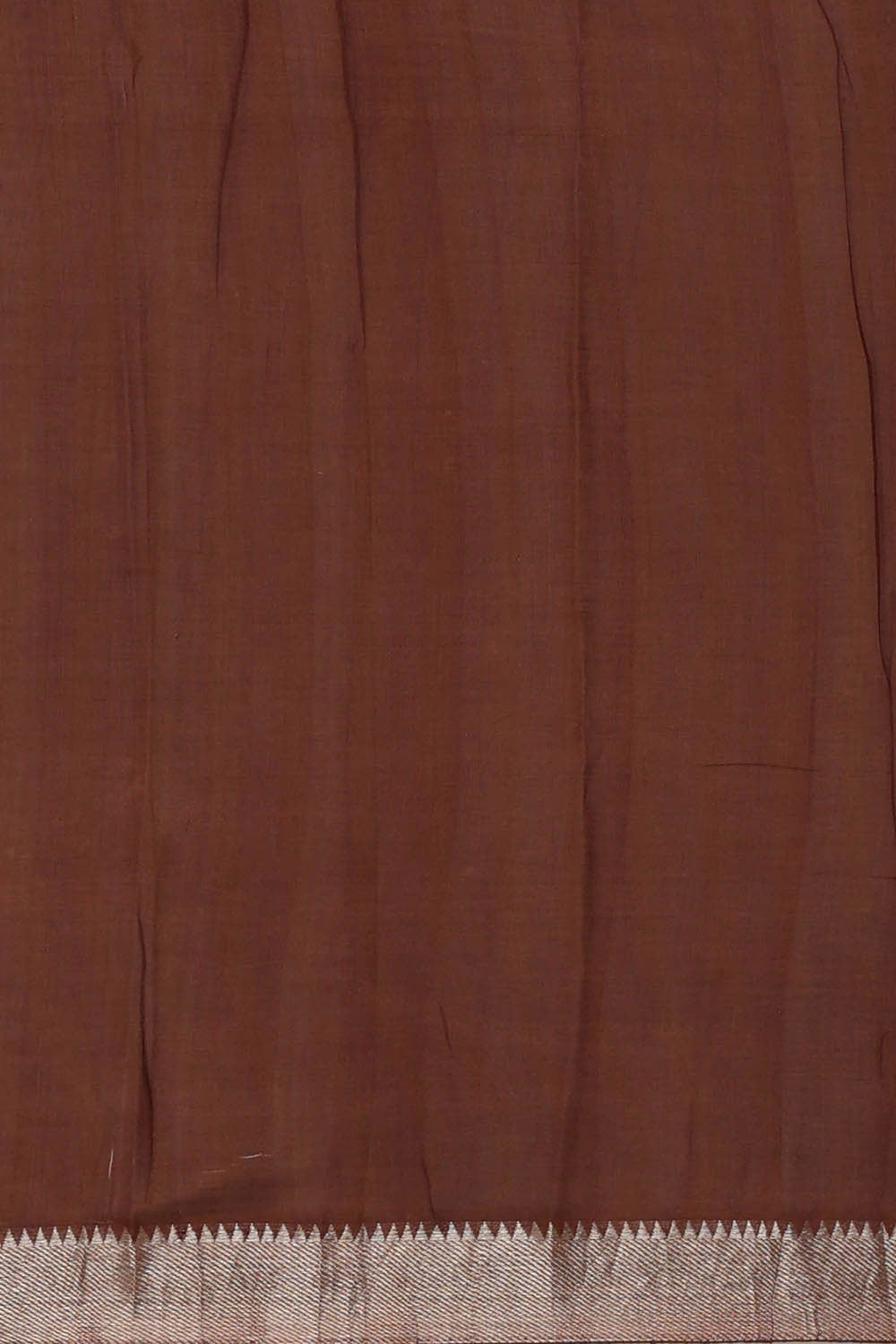 Image of Mangalgiri Silk Dark Grey Saree