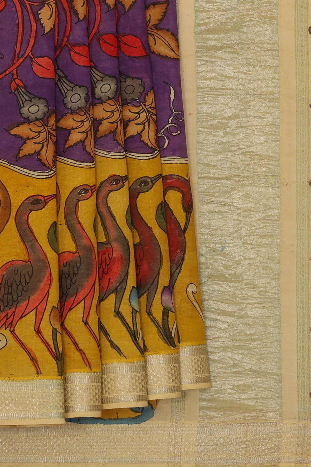Image of Kalamkari Mangalgiri Silk