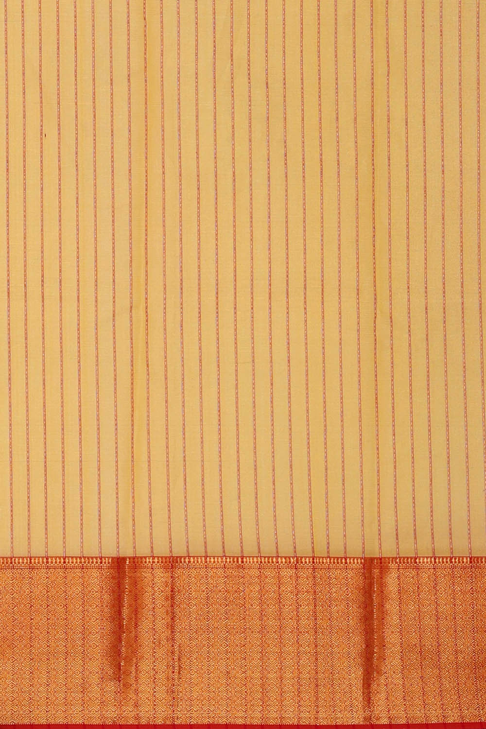 Chanderi Silk Mustard Yellow Saree