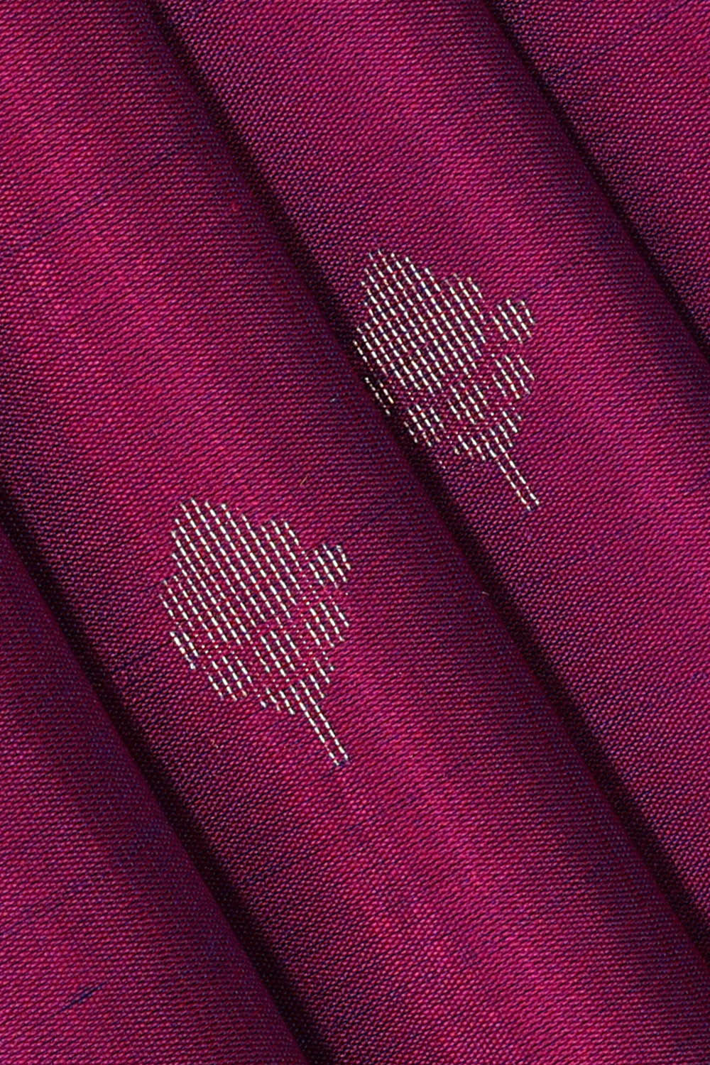 Magenta Silk Saree